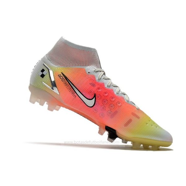 Nike Mercurial Superfly Elite AG PRO Blanco Rojo Plata